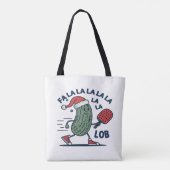 Pickleball Weihnachten Tasche (Rückseite)