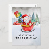 Pickleball Weihnachten Thema mit dem Weihnachtsman (Vorne/Hinten)