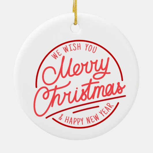 Pickleball Weihnachten Thema mit dem Weihnachtsman Keramik Ornament (Hinten)