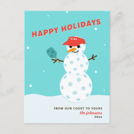 Pickleball Weihnachten Weihnachten Humorvolle Snow