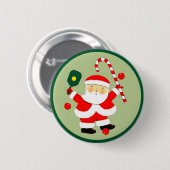Pickleball Weihnachts-Kleine Geschenke Button (Vorne & Hinten)