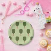 Pickleball Weihnachtsfeier Pappteller (Party)