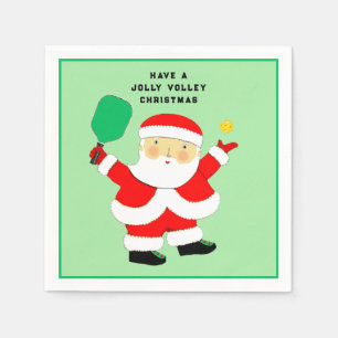 Pickleball-Weihnachtsfeier Serviette