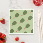 Pickleball-Weihnachtsfeier Serviette (Beispiel)