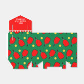 Pickleball Weihnachtsfeiertag Geschenkschachtel (Ungefaltet)