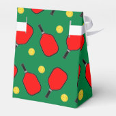 Pickleball Weihnachtsfeiertag Geschenkschachtel (Rückseite)