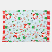 Pickleball Weihnachtsfeiertag Geschirrtuch (Horizontal)