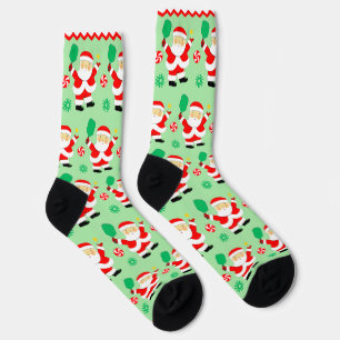 Pickleball Weihnachtsfeiertag Socken