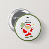 Pickleball Weihnachtsgeschenk Button (Vorne & Hinten)