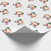 Pickleball Weihnachtsgeschenk Geschenkpapier (Ecke)