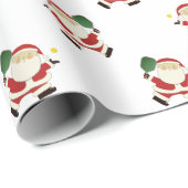 Pickleball Weihnachtsgeschenk Geschenkpapier (Rolleneckpunkt)
