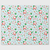 Pickleball Weihnachtsgeschenk Geschenkpapier (Flach)