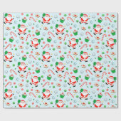 Pickleball Weihnachtsgeschenk Geschenkpapier (Flach)