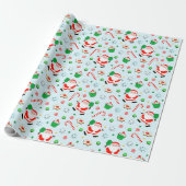 Pickleball Weihnachtsgeschenk Geschenkpapier (Ungerollt)