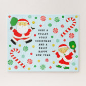 Pickleball Weihnachtsgeschenk Puzzle (Horizontal)