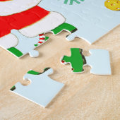 Pickleball Weihnachtsgeschenk Puzzle (Seite)