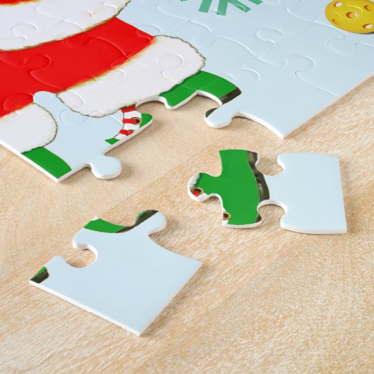 Pickleball Weihnachtsgeschenk Puzzle (Seite)