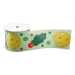 Pickleball Weihnachtsgeschenk Satin Ribbon Satinband