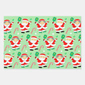 Pickleball Weihnachtsgeschenk Wrapping Paper Geschenkpapier Set (Vorderseite)