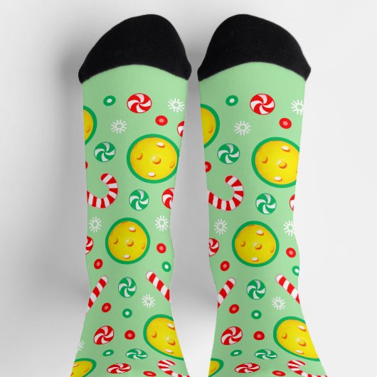 Pickleball Weihnachtsgeschenke Socken (Oben)