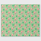 Pickleball Weihnachtsgeschenkpapier Geschenkpapier (Flach)