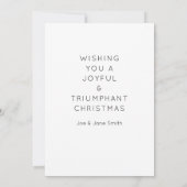 Pickleball Weihnachtskarten (Rückseite)