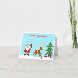 Pickleball - Weihnachtskarten Dankeskarte