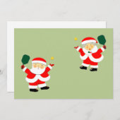 Pickleball Weihnachtskarten Feiertagskarte (Vorne/Hinten)