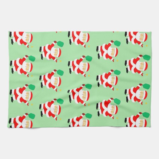 Pickleball Weihnachtsküche Handtuch (Horizontal)