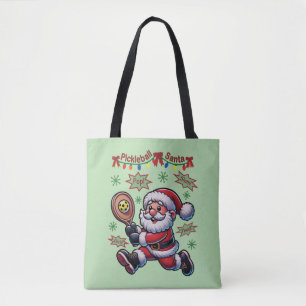 Pickleball Weihnachtsmann Weihnachten Tasche