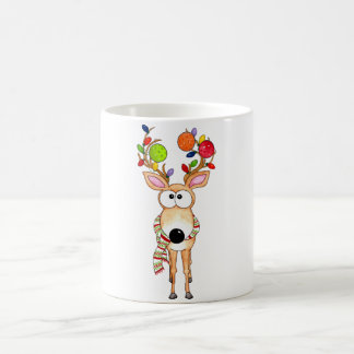 Pickleball-Weihnachtsrentier Kaffeetasse