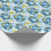 Pickleball Weihnachtsthema Geschenkpapier (Ecke)