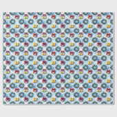Pickleball Weihnachtsthema Geschenkpapier (Flach)