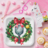 Pickleball Weihnachtsthema Pappteller (Party)