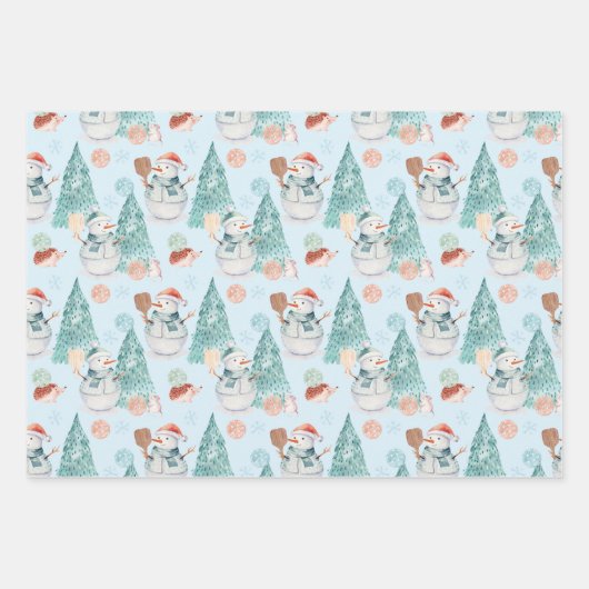 Pickleball Weihnachtswrapping Paper Sheets Geschenkpapier Set (Vorderseite 2)