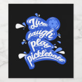 Pickleball Weinetikett (Einzelnes Label)