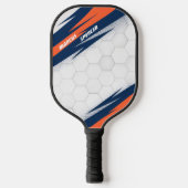 Pickleball Weißes Wabenmuster Schläger (Vorderseite)