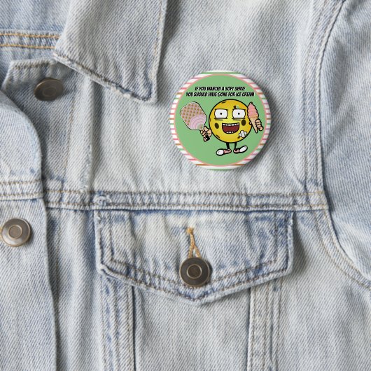 Pickleball, wenn du Soft Serve Will, geht auf Eisc Button (Beispiel)