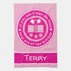 Pickleball: wenn Sie den benutzerdefinierten Hitze Geschirrtuch