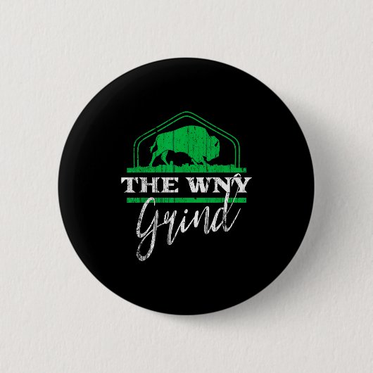 Pickleball wny grind buffalo 716 westliches New Yo Button (Vorderseite)