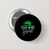 Pickleball wny grind buffalo 716 westliches New Yo Button (Vorne & Hinten)