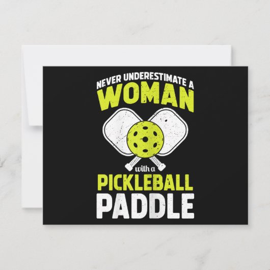 Pickleball Woman Funny Pickleball Player Geschenk (Vorderseite)