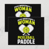 Pickleball Woman Funny Pickleball Player Geschenk (Vorne/Hinten)
