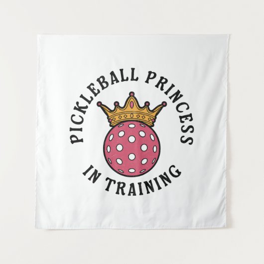 Pickleball Women Funny Wandteppich (Vorderseite)