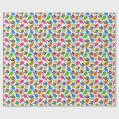 Pickleball Wrapping Paper Geschenkpapier (Flach)