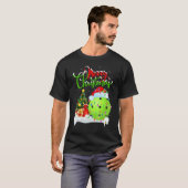 Pickleball   Xmas Decorations Santa Pickleball Chr T-Shirt (Vorne ganz)