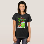 Pickleball Xmas Decorations Santa Pickleball Chr T-Shirt (Vorne ganz)