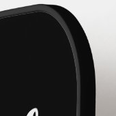 Pickleball Y'all Funny Black and White Einzigartig Schläger (Linke Seite)