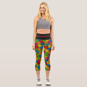 Pickleball Yoga Atem Balance Play Capri Leggings