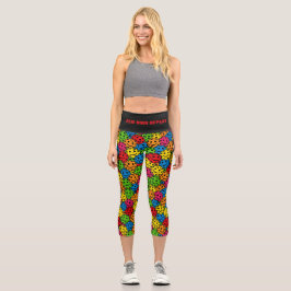 Pickleball Yoga Zen DINK REPEAT Capri Leggings